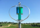 China Blue and Green Residential Vertical Wind Turbine Magnetic Levitation Generator factory