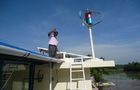 China OEM House Rooftop Maglev Vertical Axis Wind Turbine 1000W 3000W factory