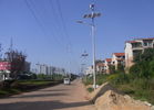 China VAWT Maglev Wind Solar Hybrid Street Light System for Residential Area , Park Lot factory