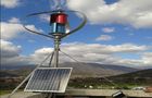 China High Stability VAWT Maglev Rooftop Wind Turbine with Solar PV for Land / Beach factory