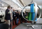 China Low Speed 1KW Magnetic Levitation Wind Turbine on Husum Wind Energy Exhibition company