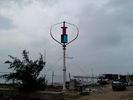 China Vertical Axis Wind Turbine Vawt 3KW , Coast Area , Remote Control , Windy in Summer factory