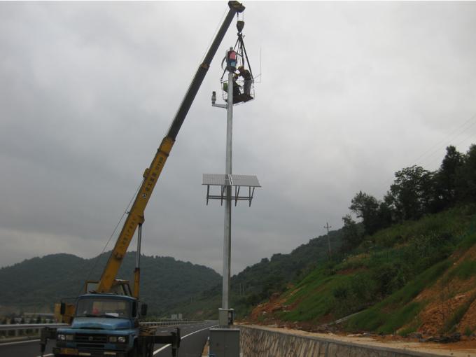 12V Wind Solar Hybrid System With 300W VAWT for Highway Road Monitoring System