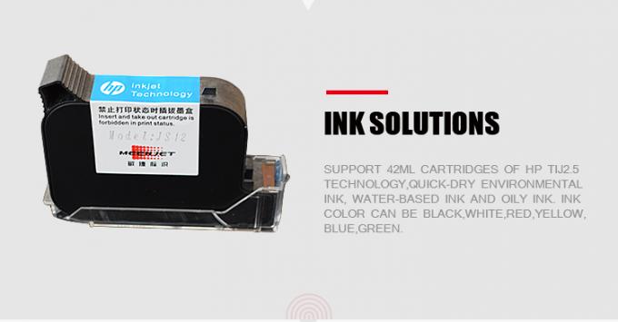 High Resolution Handheld Inkjet Printer , Hand Held Date Code Printer 70m/ Min Printing Speed