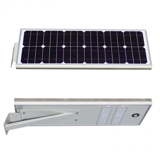 AL Alloy Material All In One solar street light 12W 20W 30W With Lithium Battery